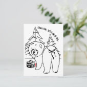 Carte Postale BOTTOM OF MY HEART chow holiday (Debout devant)