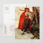 Carte Postale Boucanier À Fusil (Devant / Derrière)
