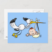 Carte Postale Bouche avec bébé (Devant / Derrière)