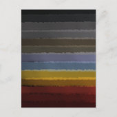 Carte Postale Bouche D'Aquarelle Sale De Couleur Pop D'Art Abstr (Devant)