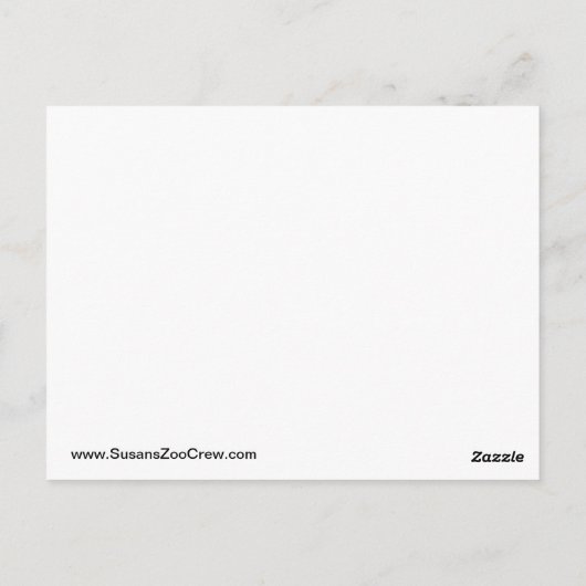 Carte Postale Bouche de chèvre à levis Saanen ouverte (Dos)