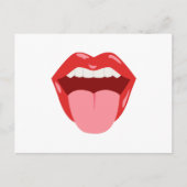 Carte Postale Bouche ouverte (Devant)