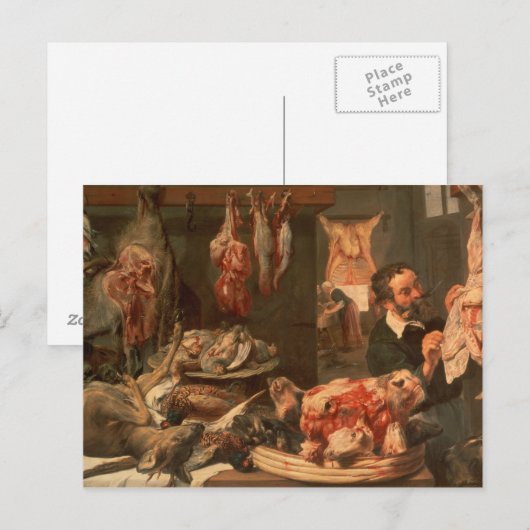 Carte Postale Boucher (Devant / Derrière)