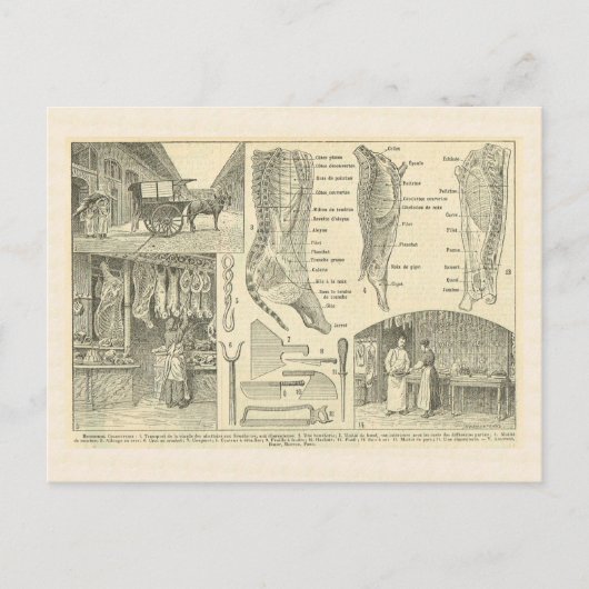 Carte Postale Boucher, France, 1920 (Devant)