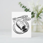 Carte Postale Boucher Joint de la conception de dessin de boeuf (Debout devant)