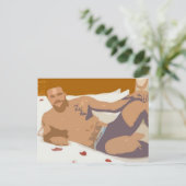 Carte Postale Bouchon chaud 4 (Debout devant)