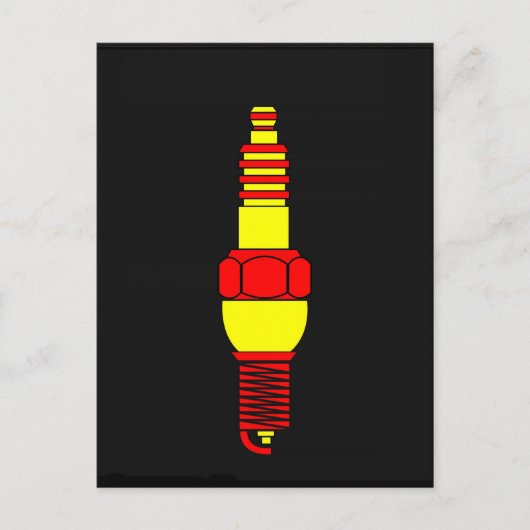 Carte Postale Bouchon d'allumage (Devant)