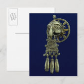 Carte Postale Bouchon de lèvres d'oiseau dieu (Devant / Derrière)