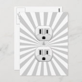 Carte Postale Bouchon électrique Mur Outlet Fun Personnaliser Ce (Devant / Derrière)