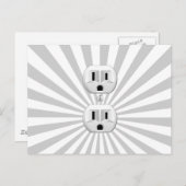 Carte Postale Bouchon électrique Mur Outlet Fun Personnaliser Ce (Devant / Derrière)