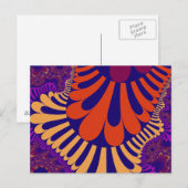 Carte Postale Boucle violette et bleue (Devant / Derrière)