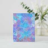 Carte Postale Boucles bleues (Debout devant)