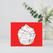 Carte Postale boucles de cupcakes (Debout devant)
