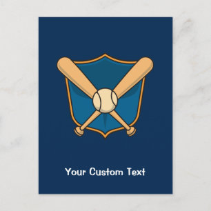 Carte Postale Bouclier de baseball