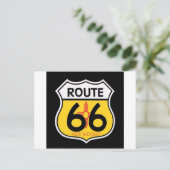 Carte Postale Bouclier de la route 66 du Nouveau-Mexique (Debout devant)