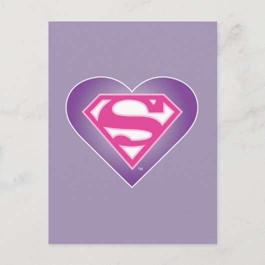 Carte Postale Bouclier du coeur pourpre (Devant)