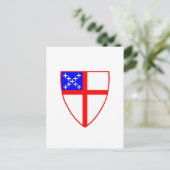 Carte Postale Bouclier épiscopal (Debout devant)