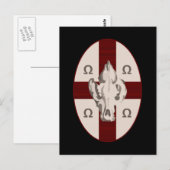 Carte Postale Bouclier Hyena (Devant / Derrière)