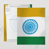 CARTE POSTALE BOUCLIER INDIEN (Devant / Derrière)