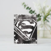 Carte Postale Bouclier S avec étoiles (Debout devant)