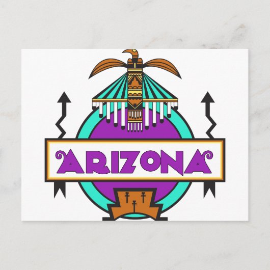 Carte Postale Bouclier Thunderbird (Devant)