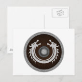 Carte Postale Bouclier Vikin (Devant / Derrière)