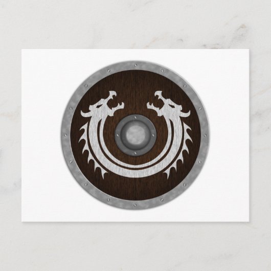 Carte Postale Bouclier Vikin (Devant)