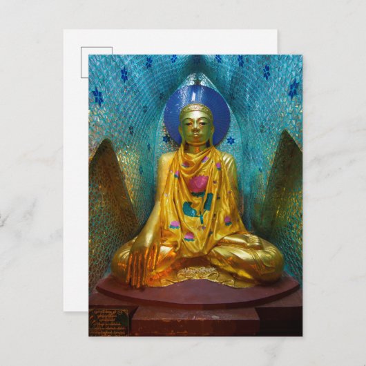Carte Postale Bouddha (Devant / Derrière)