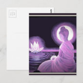 Carte Postale Bouddha (Devant / Derrière)