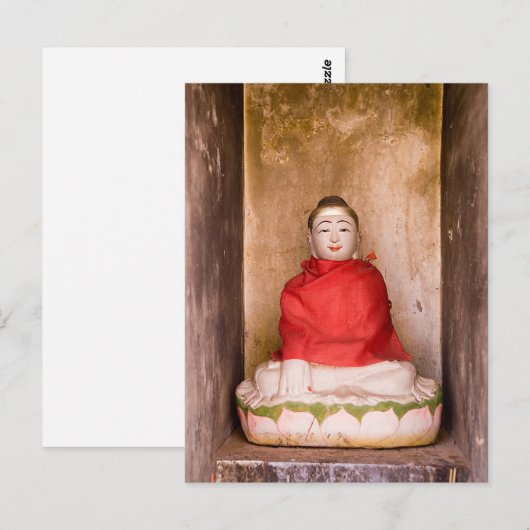 Carte postale Bouddha (Devant / Derrière)