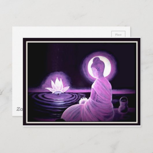 Carte Postale Bouddha (Devant / Derrière)