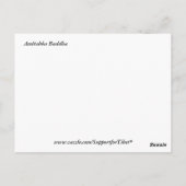 Carte Postale Bouddha Amitabha (Dos)