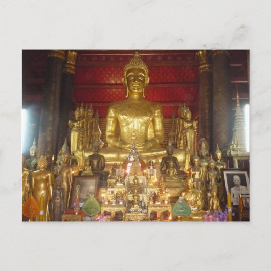 Carte Postale bouddha assis (Devant)