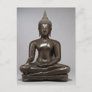 Carte Postale Bouddha assis - 15e siècle