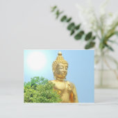 Carte Postale bouddha assis amical (Debout devant)