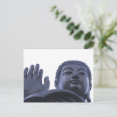 Carte Postale Bouddha bleu (Debout devant)