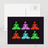 Carte Postale Bouddha Collage (Devant / Derrière)