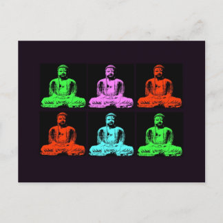 Carte Postale Bouddha Collage