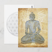 Carte Postale Bouddha d'amour (Devant / Derrière)