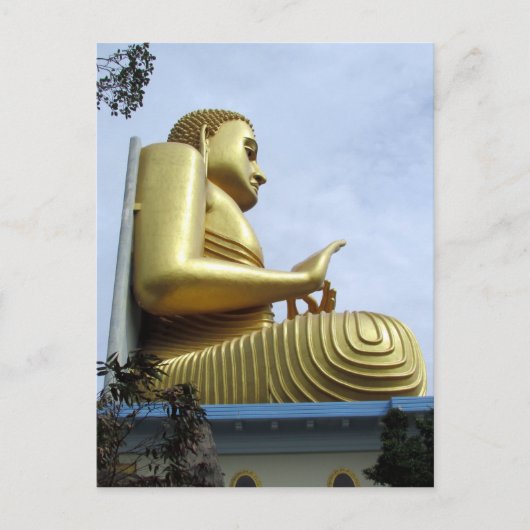 Carte Postale Bouddha de Dambulla côté (Devant)