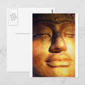 Carte Postale Bouddha d'or (Devant / Derrière)