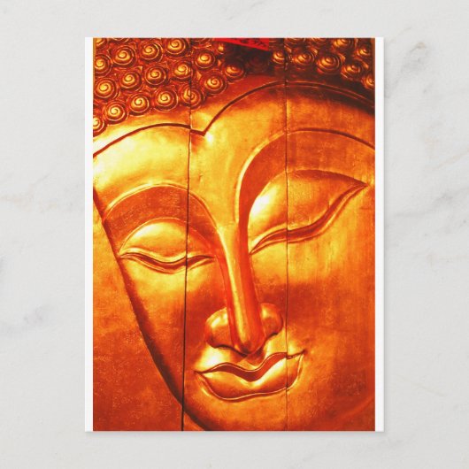 Carte Postale Bouddha d'or (Devant)