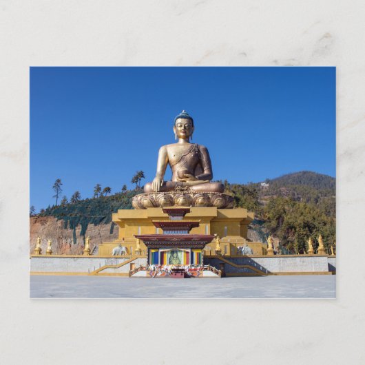Carte Postale Bouddha Dordenma, Bhoutan (Devant)