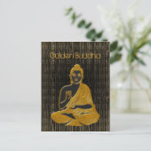 Carte Postale Bouddha doré (Debout devant)