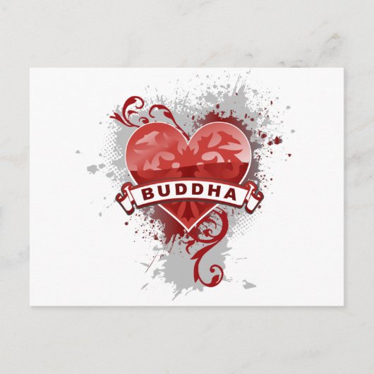 Carte Postale Bouddha du coeur (Devant)