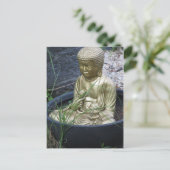 Carte Postale Bouddha du jardin (Debout devant)