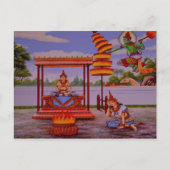 carte postale Bouddha éclairée (Devant)