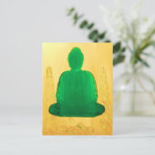 Carte Postale bouddha en or (Debout devant)