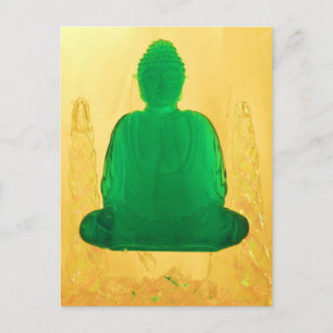 Carte Postale bouddha en or