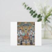 Carte Postale Bouddha et Bodhisattvas Dunhuang Mogao Caves Art (Debout devant)